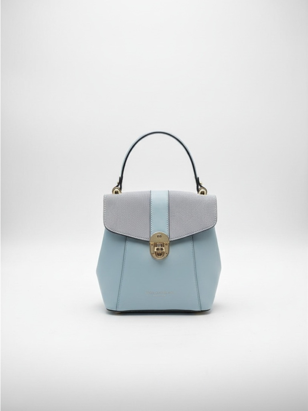 Viola Castellani Italian Leather Convertible Backpack / Handbag